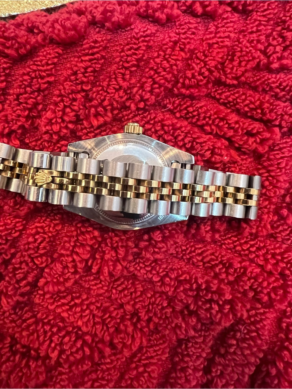 Unknown brand..,  Two-Tone Gold and Silver Diamond Bezel Women's Bracelet Watch - Picture 14 of 16